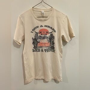 Heart like a Truck Tshirt size AS